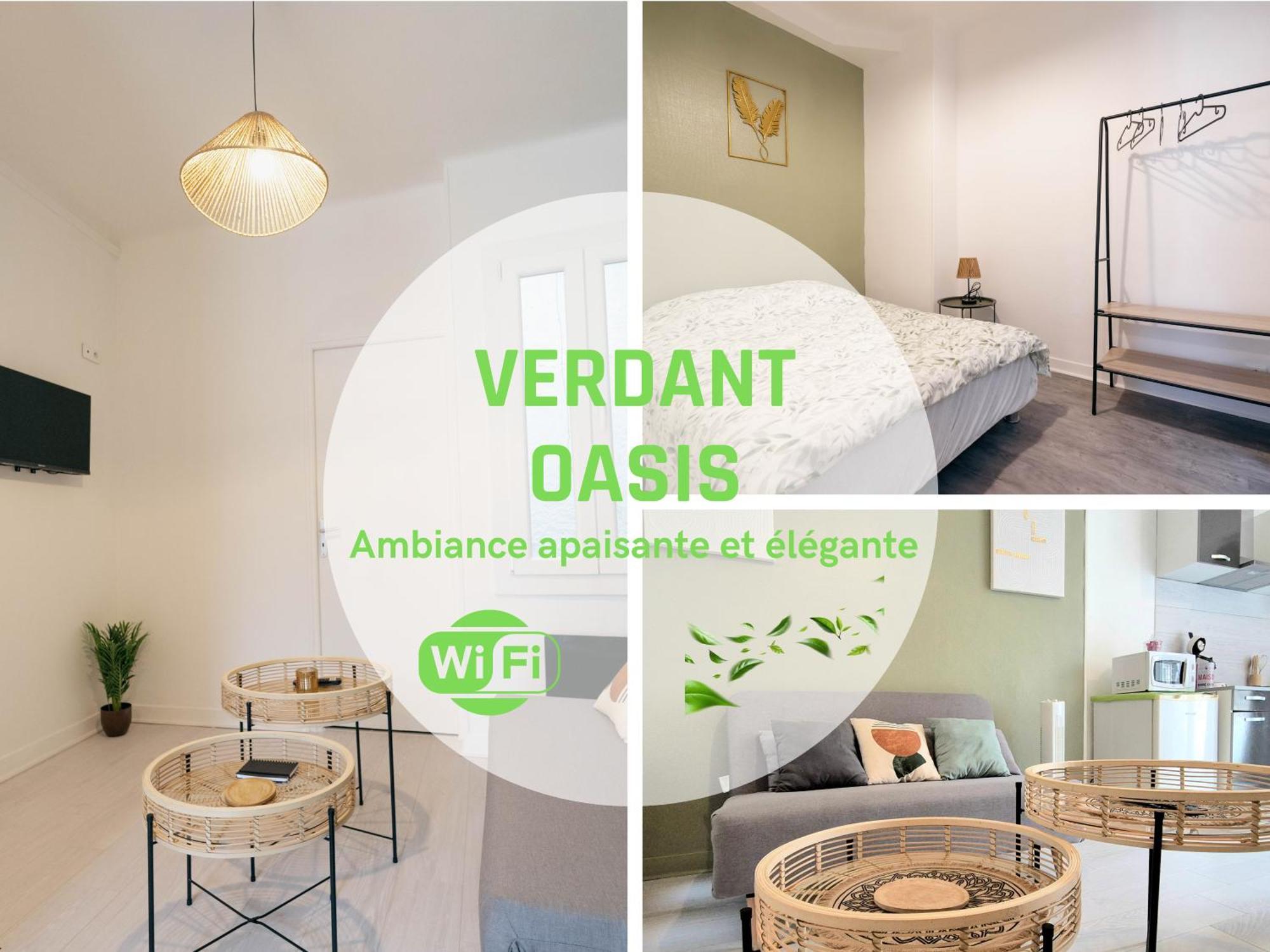 Apartment Verdant Oasis - Proche Du Centre - Wifi Gratuit - Parking A Proximite